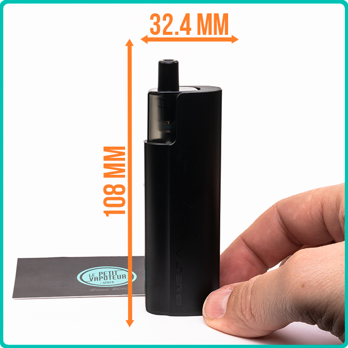 Dimensions du Pod Vilter Max Aspire